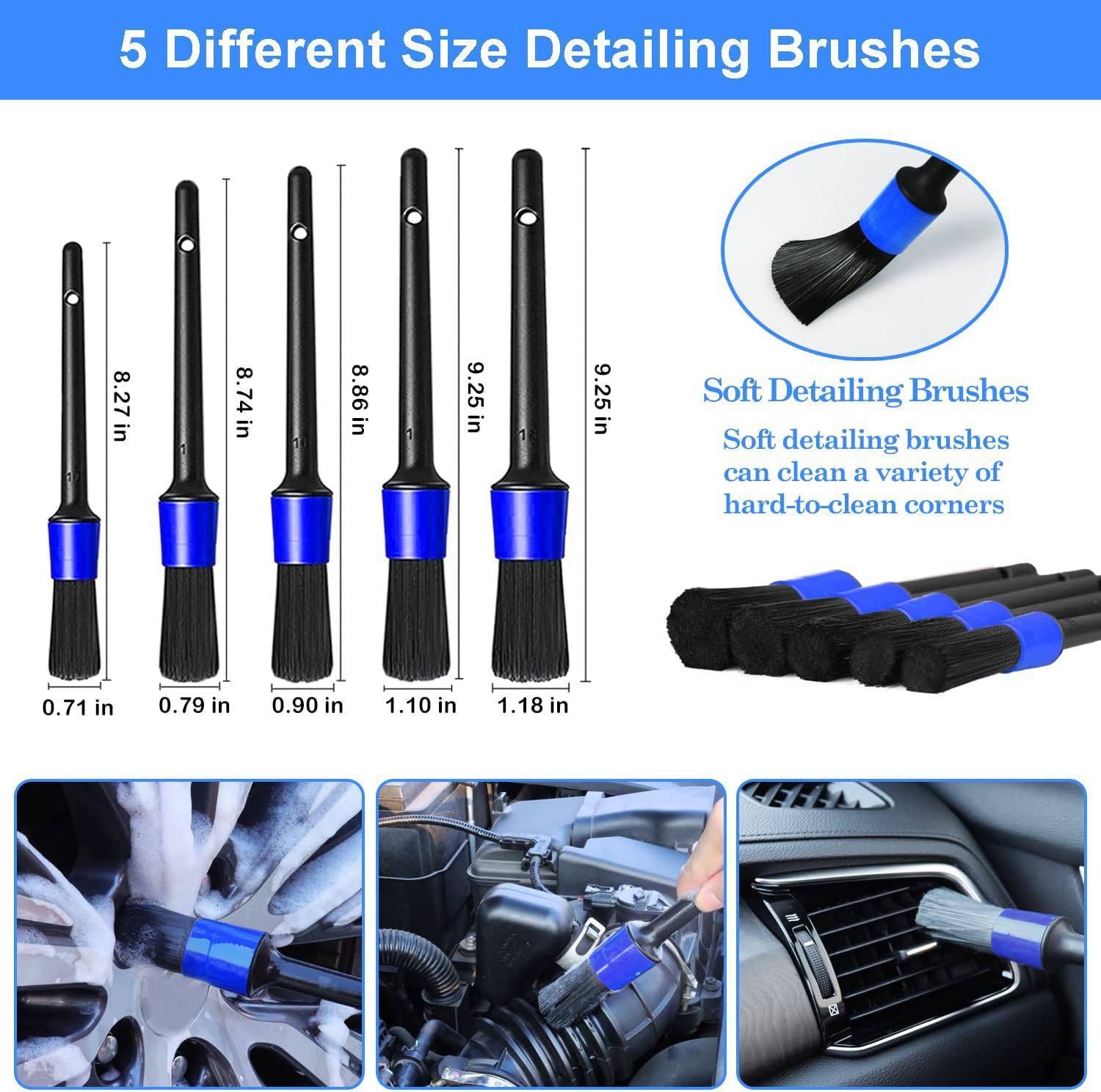 Car Detailing Brush KIT