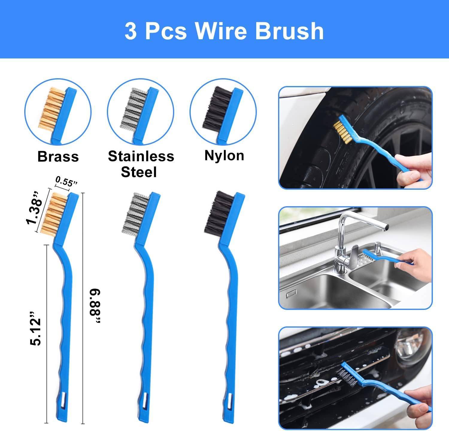 Car Detailing Brush KIT
